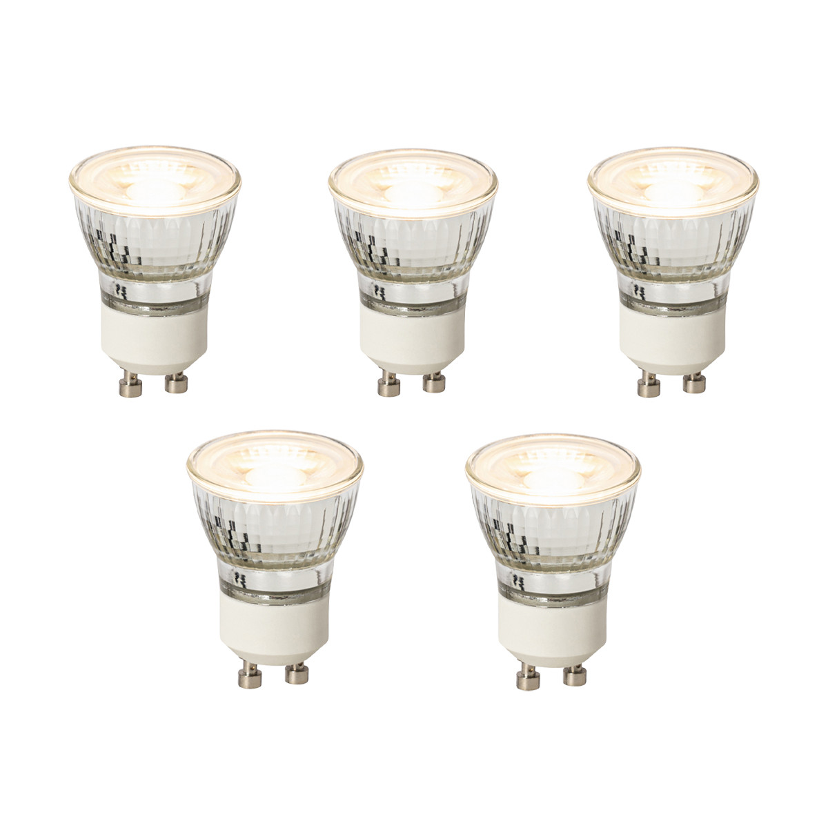 Sada 5 stmievateľných LED žiaroviek GU10 35 mm 4 W 200 lm 2700 K