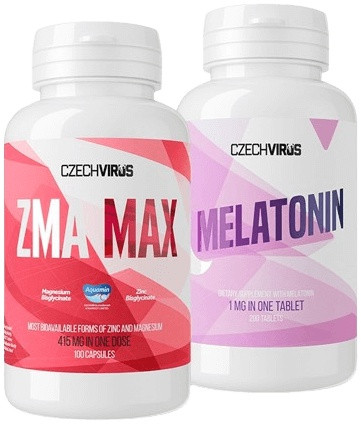 Czech virus zma max 100 kapsúl + melatonín 200 tabliet za zvýhodnenú