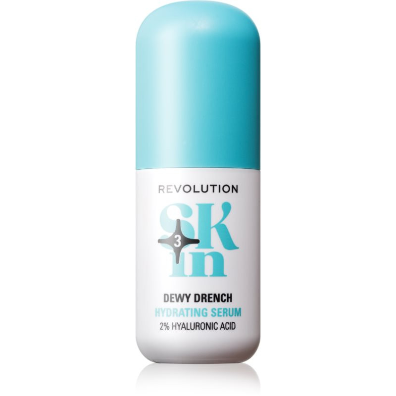 Revolution Skincare Happy Hydrate Dewy Drench hydratačné sérum s kyselinou hyalurónovou 30 ml