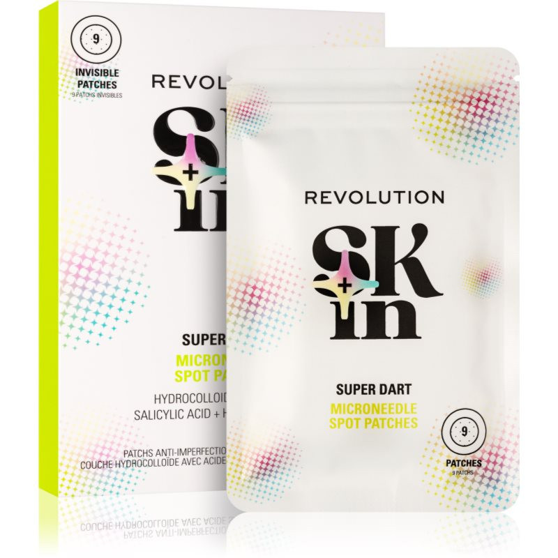Revolution Skincare Super Dart Microneedle Spot Patches náplasti na problematickú pleť 9 ks