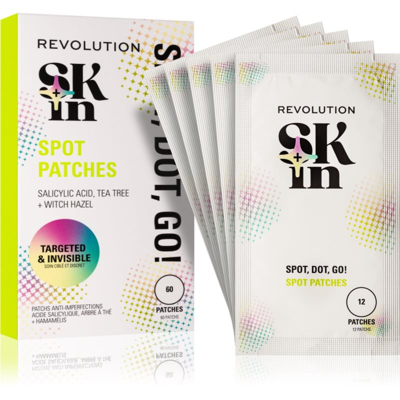 Revolution Skincare Spot, Dot, Go! náplasti na problematickú pleť proti akné 60 ks