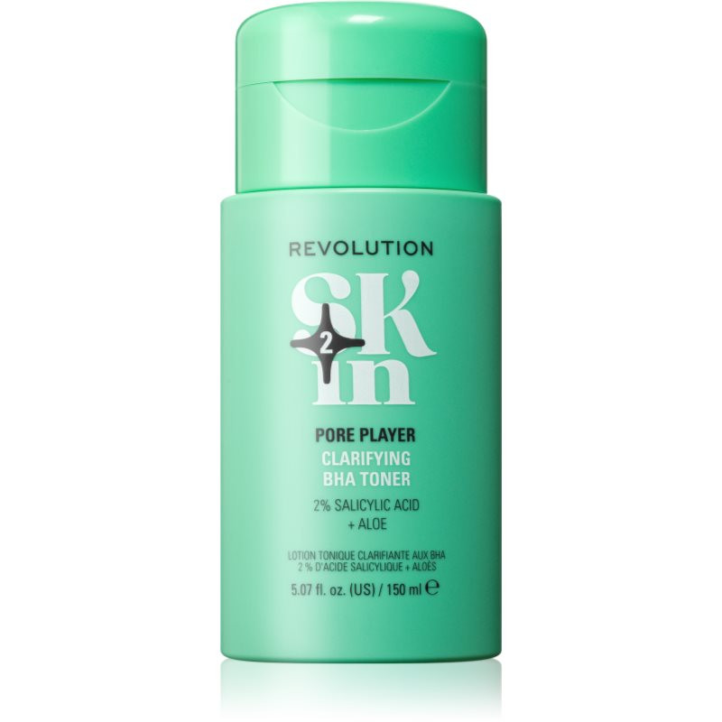 Revolution Skincare Clearly Clarify Pore Player čistiace tonikum pre reguláciu mazu a minimalizáciu pórov 150 ml