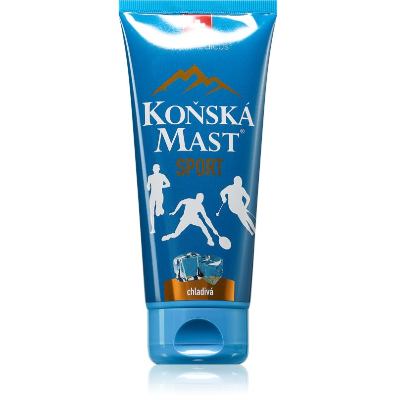 SwissMedicus Mast SPORT chladivá chladivý gél na upokojenie unavených a boľavých svalov 200 ml