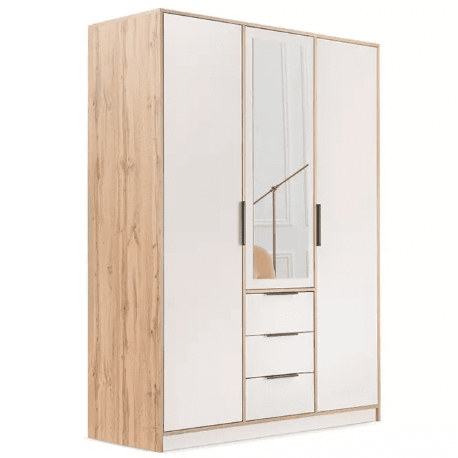 ArtStol Šatníková skriňa LATI D3 | dub wotan/kašmír