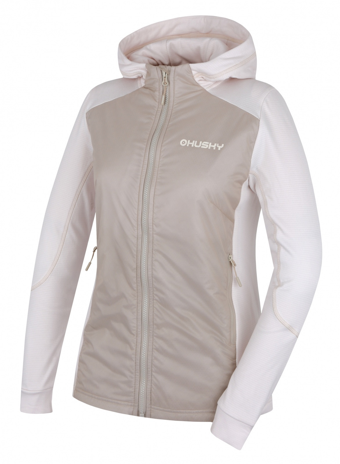 Husky Dámska mikina na zips Any L beige Veľkosť: L