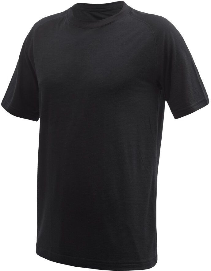 SENSOR MERINO ACTIVE NO LOGO pánske tričko kr.rukáv raglan čierna Veľkosť: S