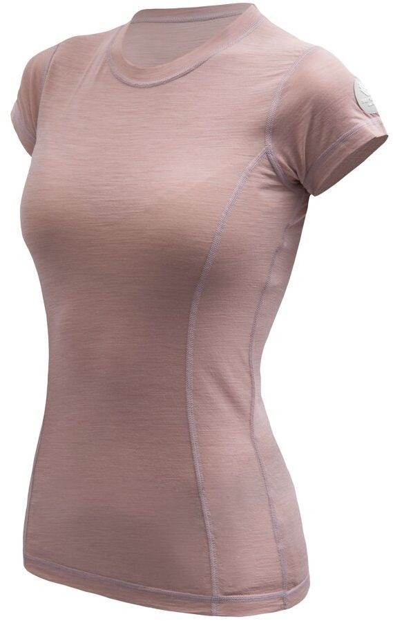 SENSOR MERINO AIR dámske tričko kr.rukáv dusty pink Veľkosť: XL