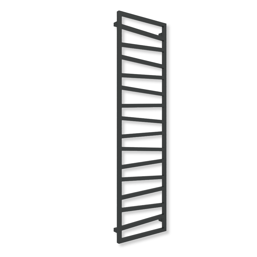 Terma24 Zigzag 1780x500 vodný/elektrický radiátor RAL 9005 MATT pololesk ZS