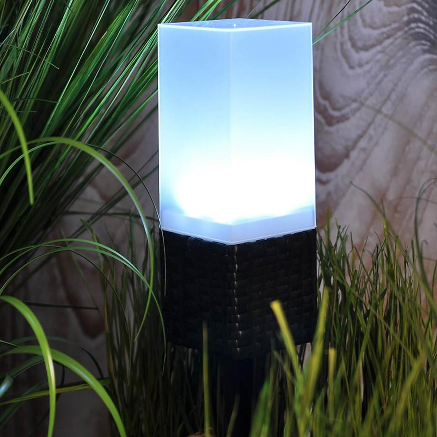 Solární svítidlo 4 LED 42cm 3050S ratan