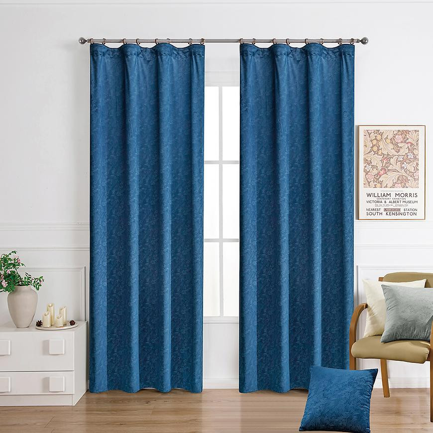 Záves na páske ROSALIA VET449/5/210GSM 140x250 cm  granátový