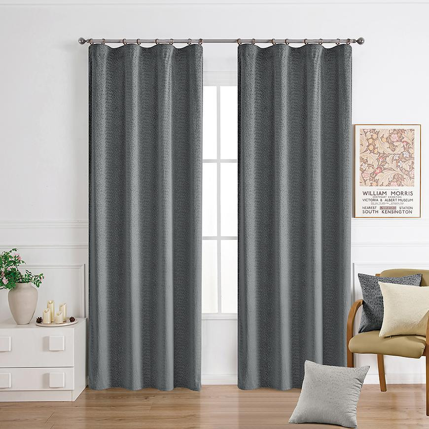 Záves na páske EMMA VET447/4/210GSM 140x250 cm  sivý