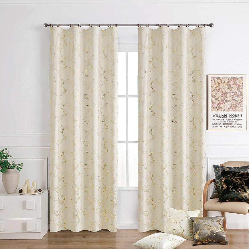 Záves na páske KLOE VET427/2/210GSM 140x250 cm  krémový