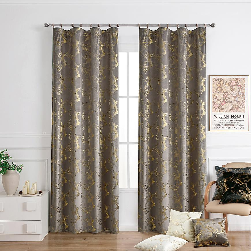 Záves na páske KLOE VET427/3/210GSM 140x250 cm  sivý