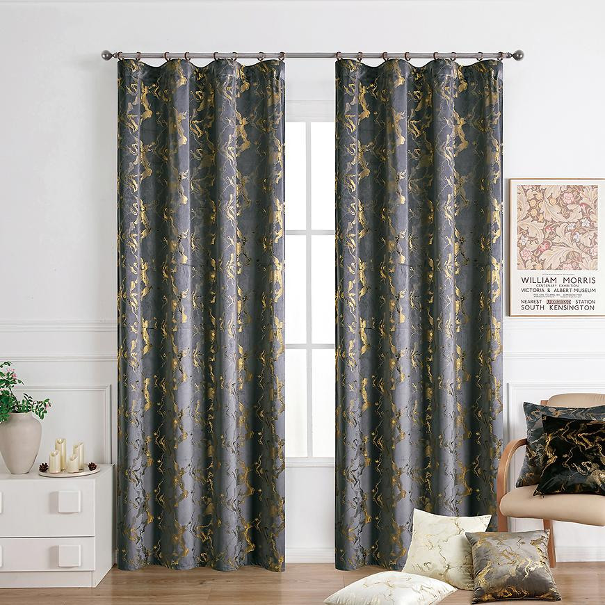 Záves na páske KLOE VET427/5/210GSM 140x250 cm  sivý