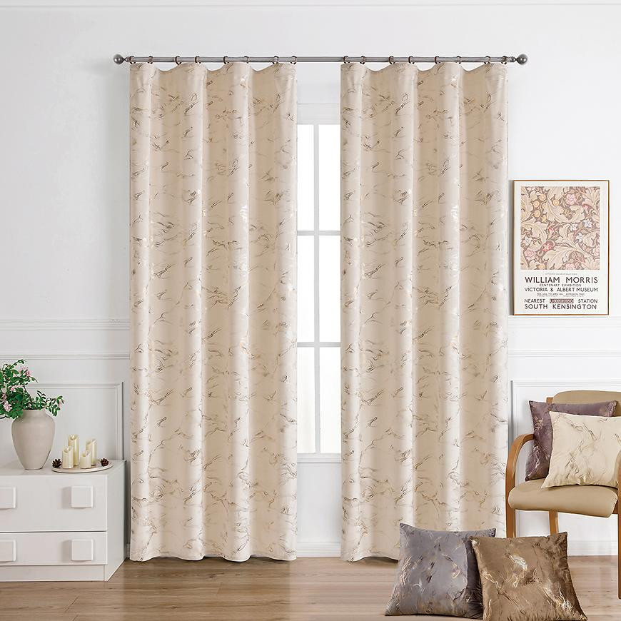 Záves na páske GOLDY VET479/1/210GSM 140x250 cm  krémový