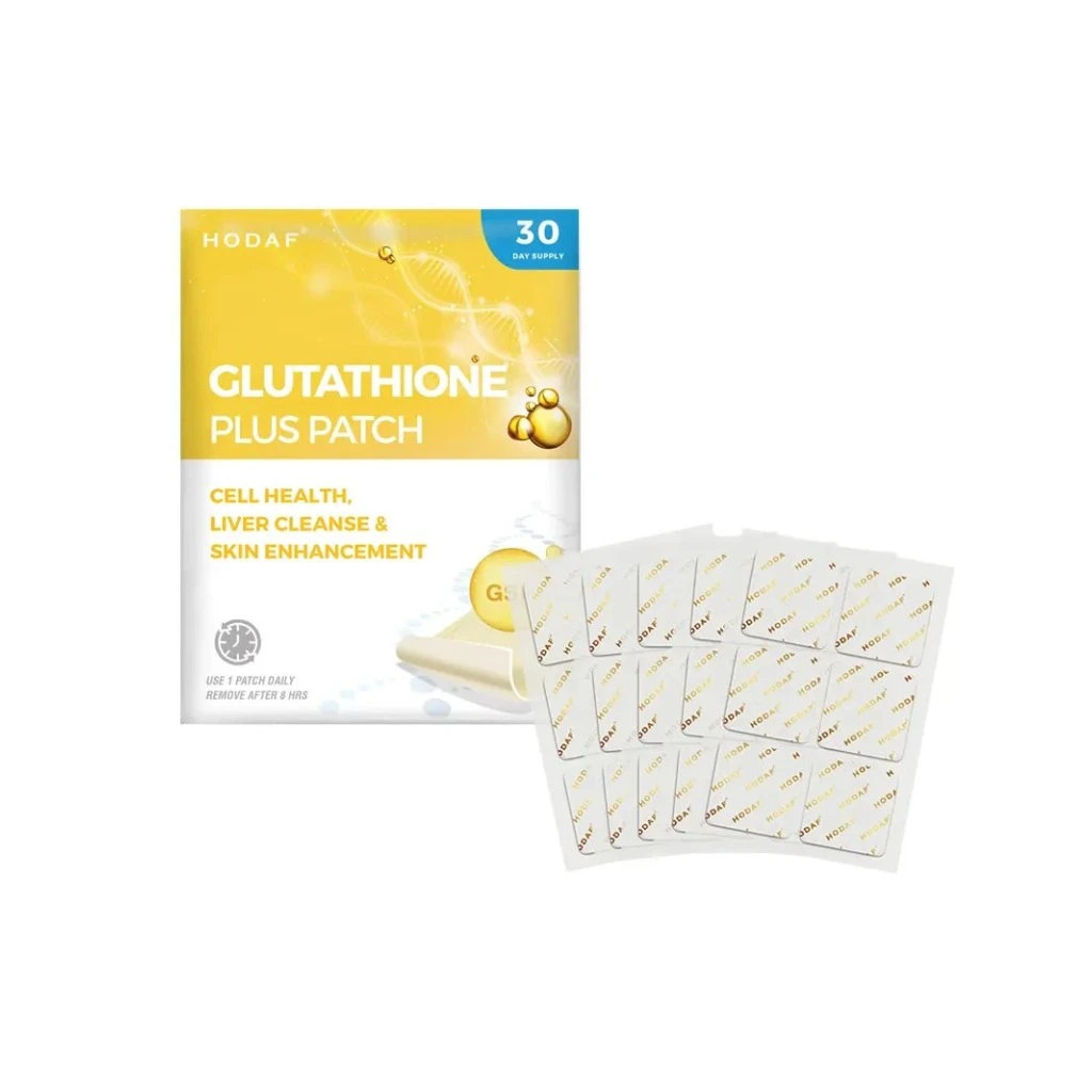 Antioxidačná podpora a pečeňový detox Hodaf Glutathione Plus Patch 30 ks - telové