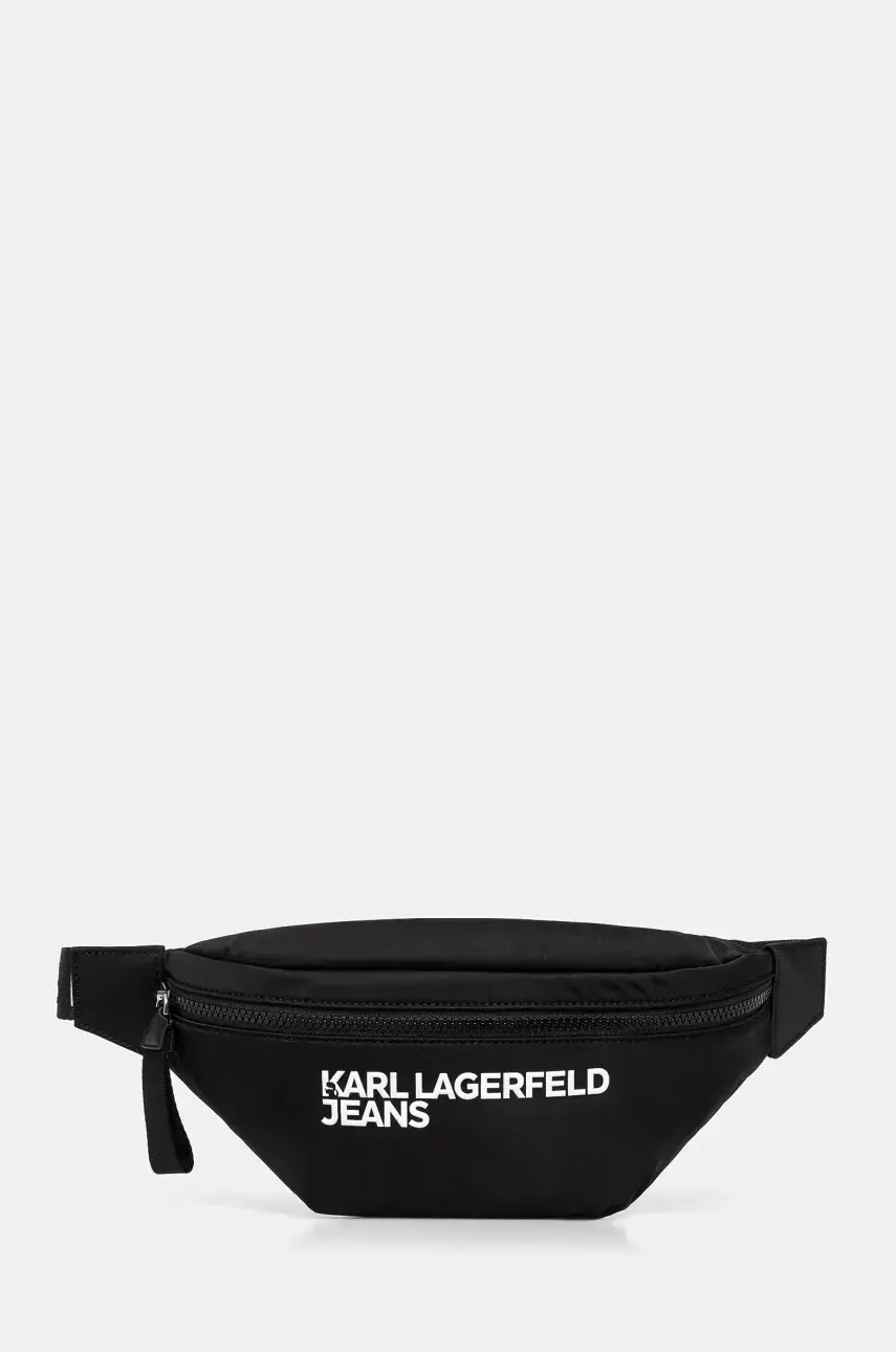 Ľadvinka Karl Lagerfeld Jeans pánska, čierna farba, A1M30295