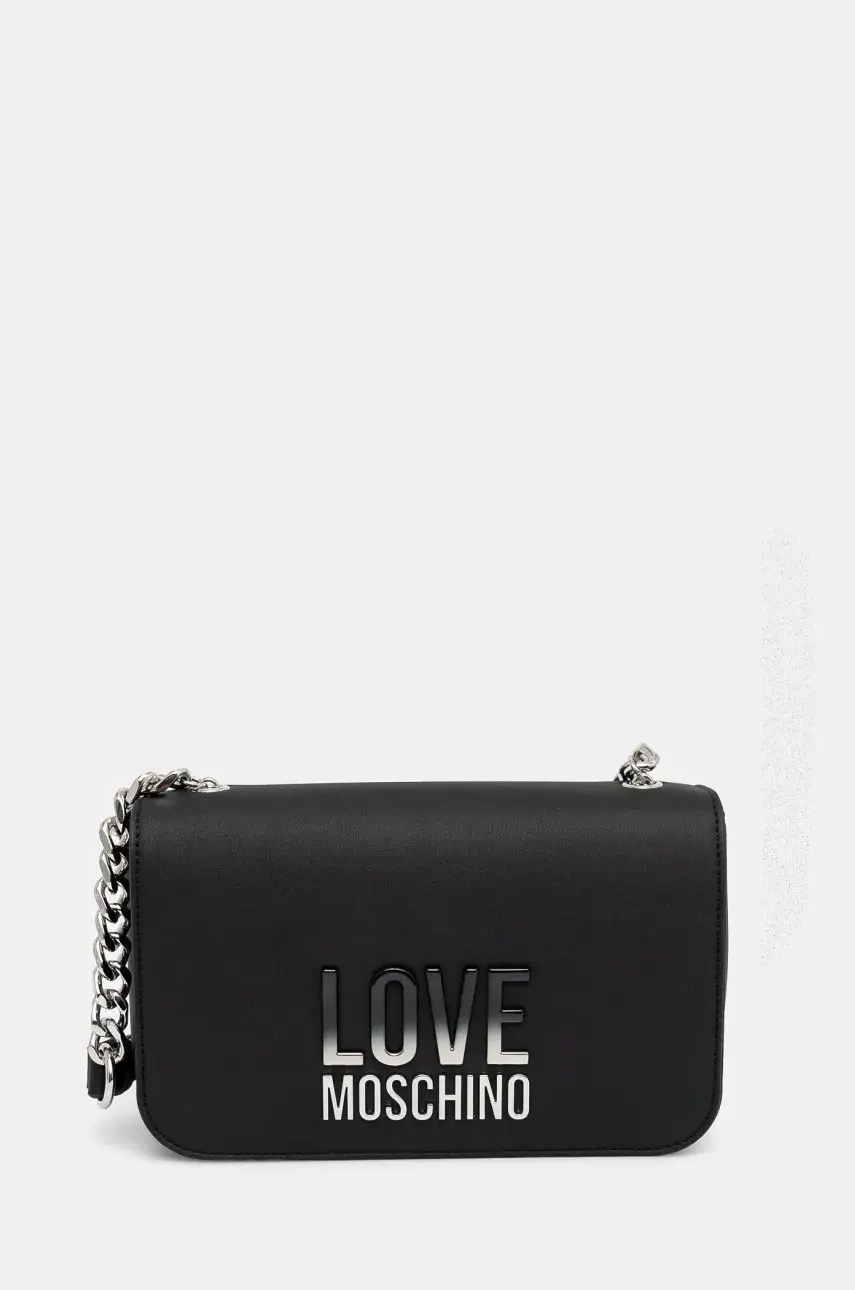 Kabelka Love Moschino čierna farba, JC4254PP0MKD000B