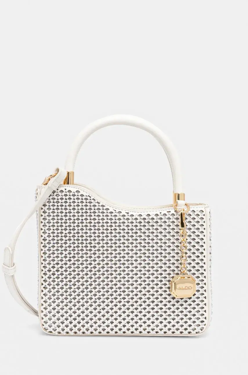 Kabelka Aldo SUNSPARKLE biela farba, 14009847