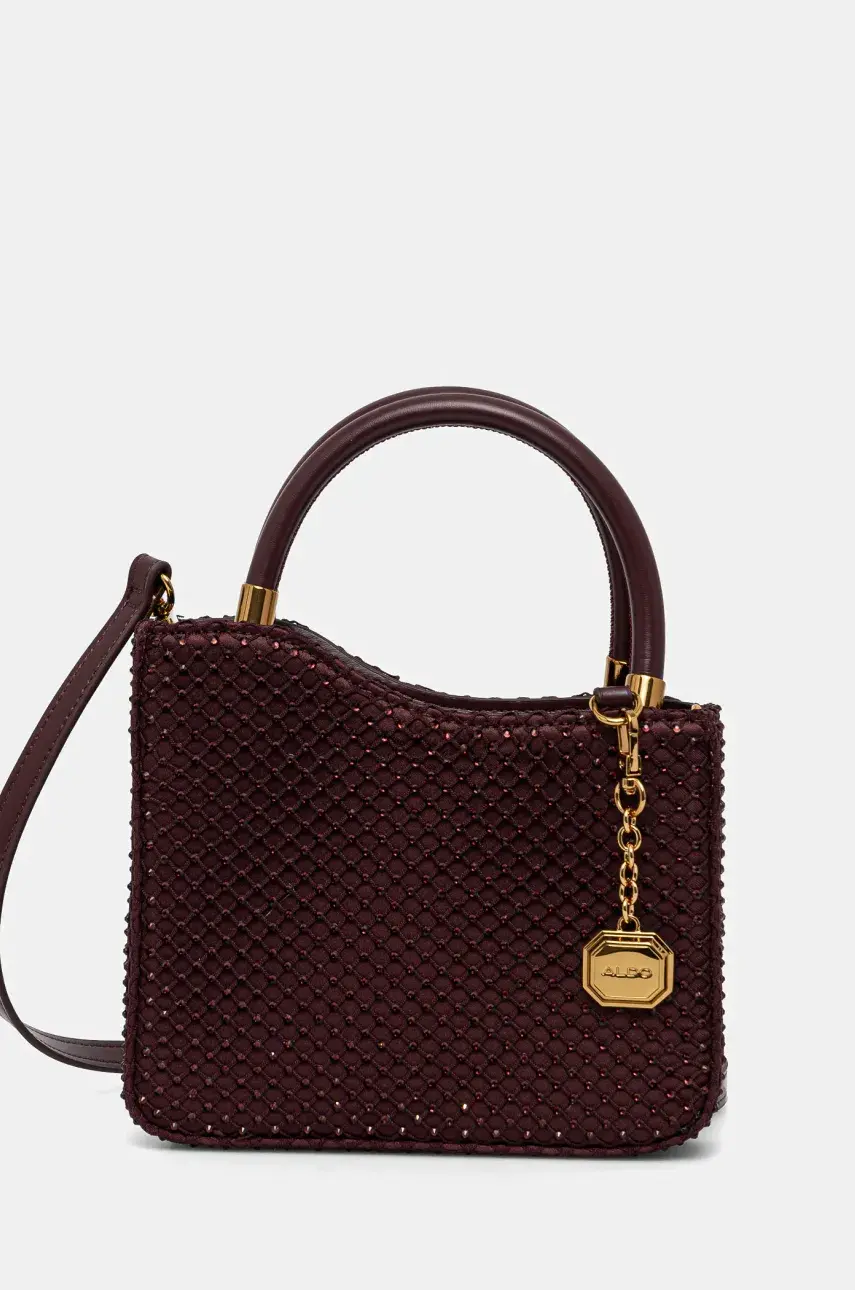 Kabelka Aldo SUNSPARKLE bordová farba, 13933773