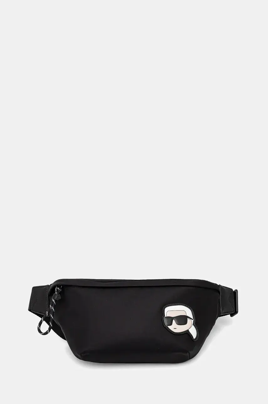 Ľadvinka Karl Lagerfeld K/IKON čierna farba, A1M30074