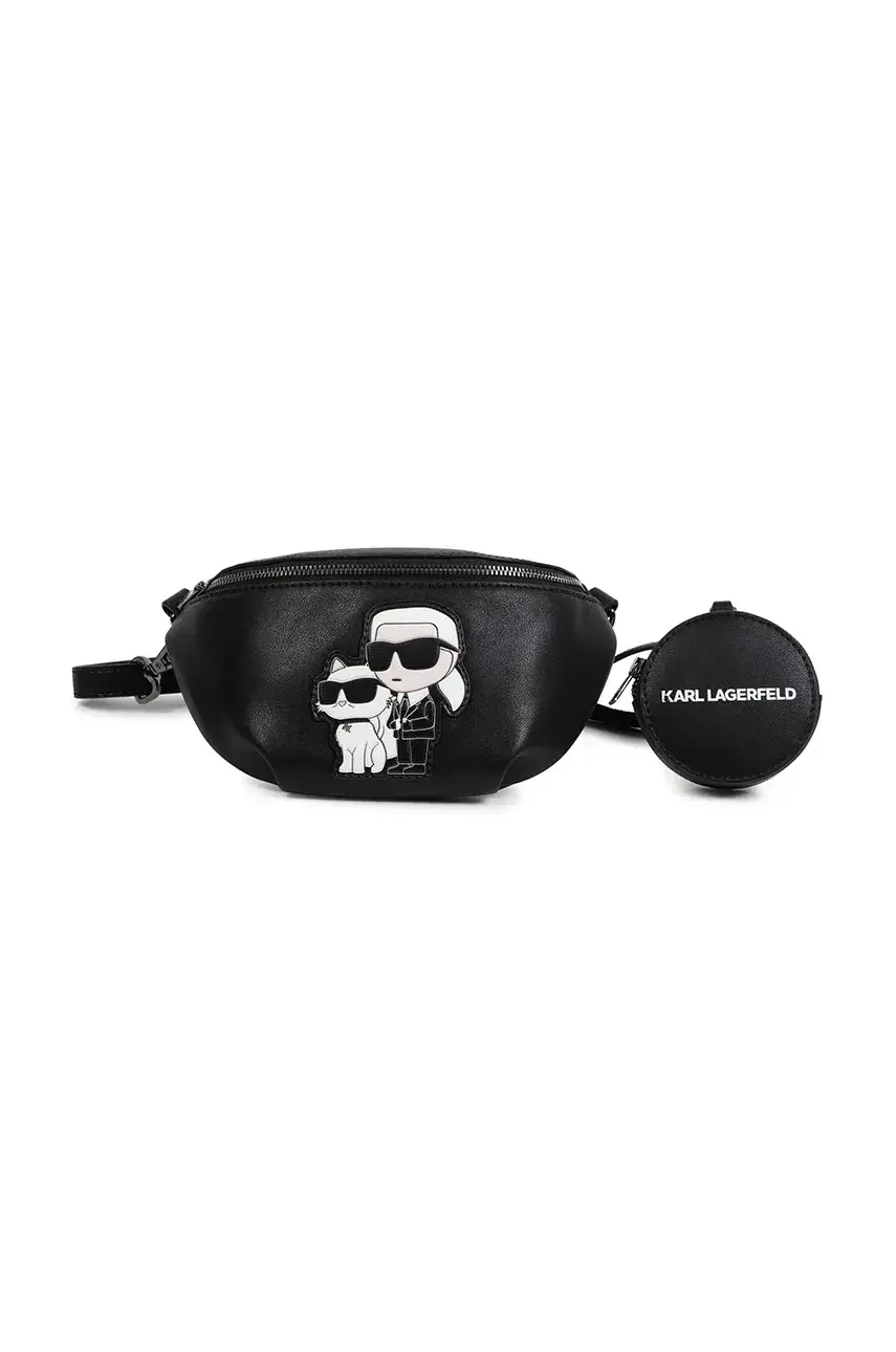 Detská ľadvinka Karl Lagerfeld čierna farba, Z30404