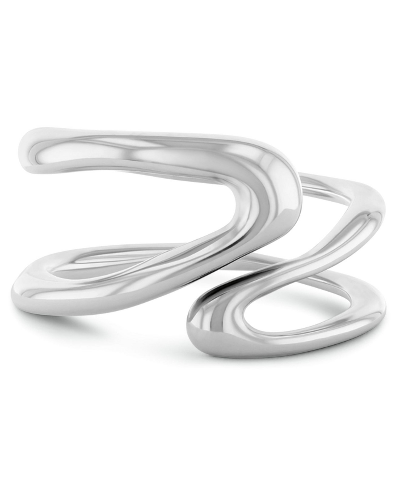 Calvin Klein Dizajnový oceľový prsteň Statement Links 35000751 56 mm
