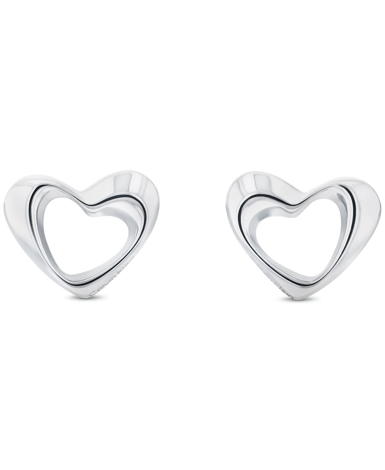 Calvin Klein Romantické oceľové náušnice Srdiečka Enchanting 35000759
