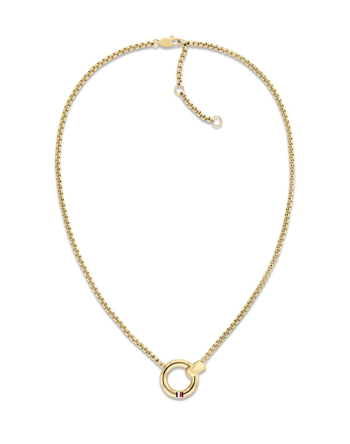 Tommy Hilfiger Pôvabný náhrdelník s kruhovým príveskom Circles 2780945