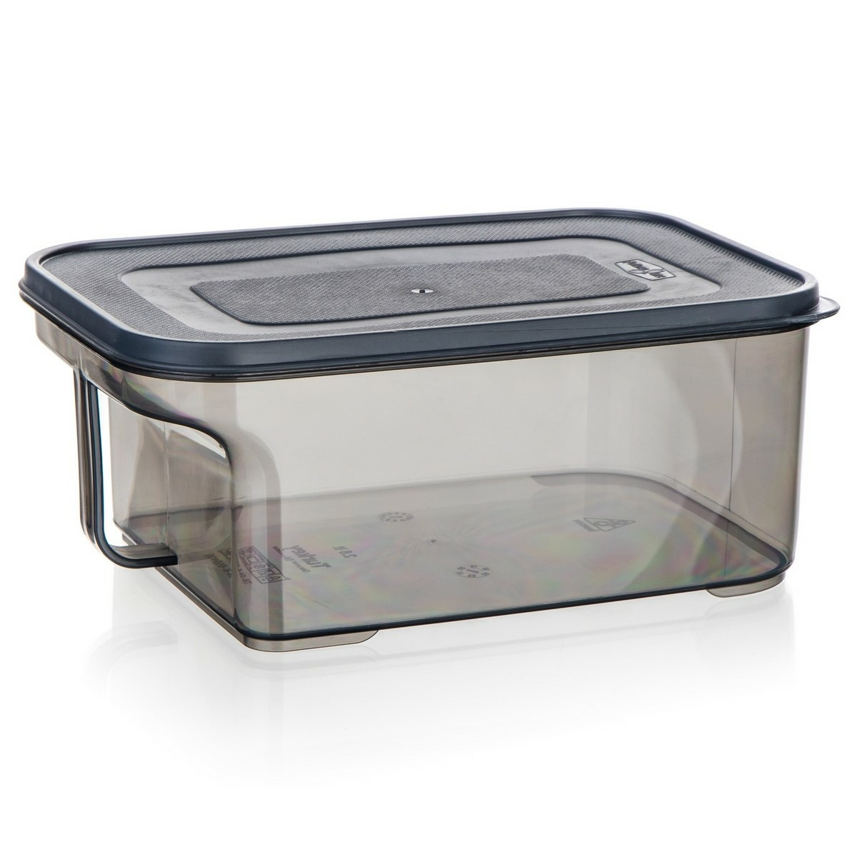 Banketová nádoba s rukoväťou ZOYA 2,6 l, dymová, 2,6 l