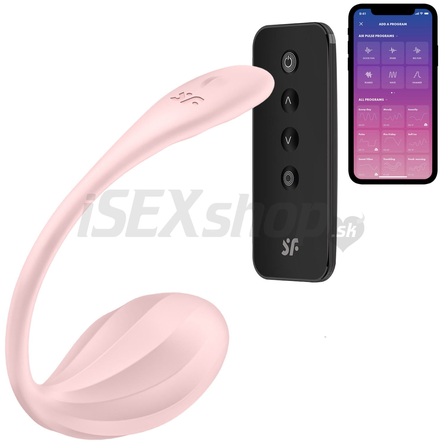 Satisfyer Ribbed Petal pink