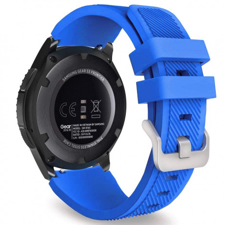 BStrap Silicone Sport remienok na Xiaomi Haylou Solar LS05, blue (SSG006C0307)