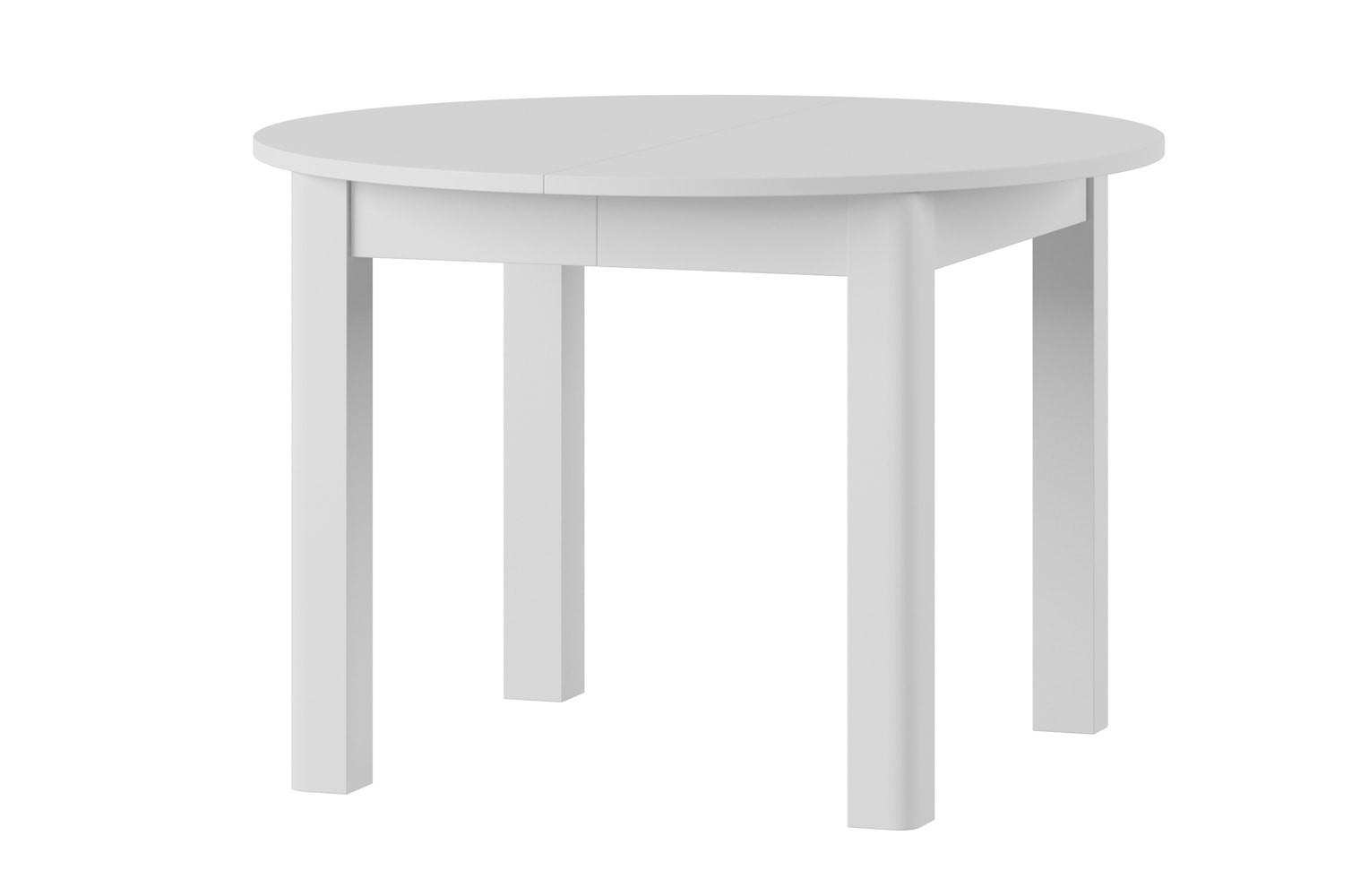 Jídelní rozkládací stůl Uran 01 110/160 cm bílý
