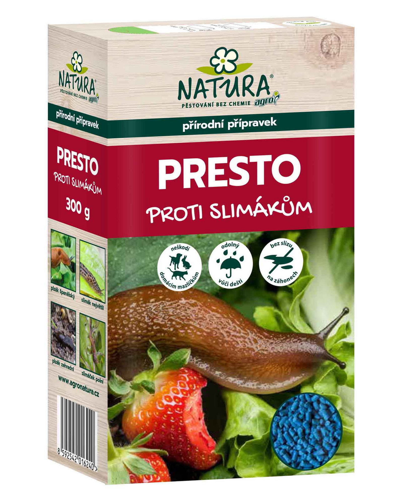 AGRO NATURA PRESTO na slizniaky a ulitníky 300 g