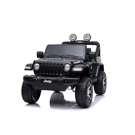 Baby Mix Detské elektrické autíčko Jeep Wrangler Rubicon čierne