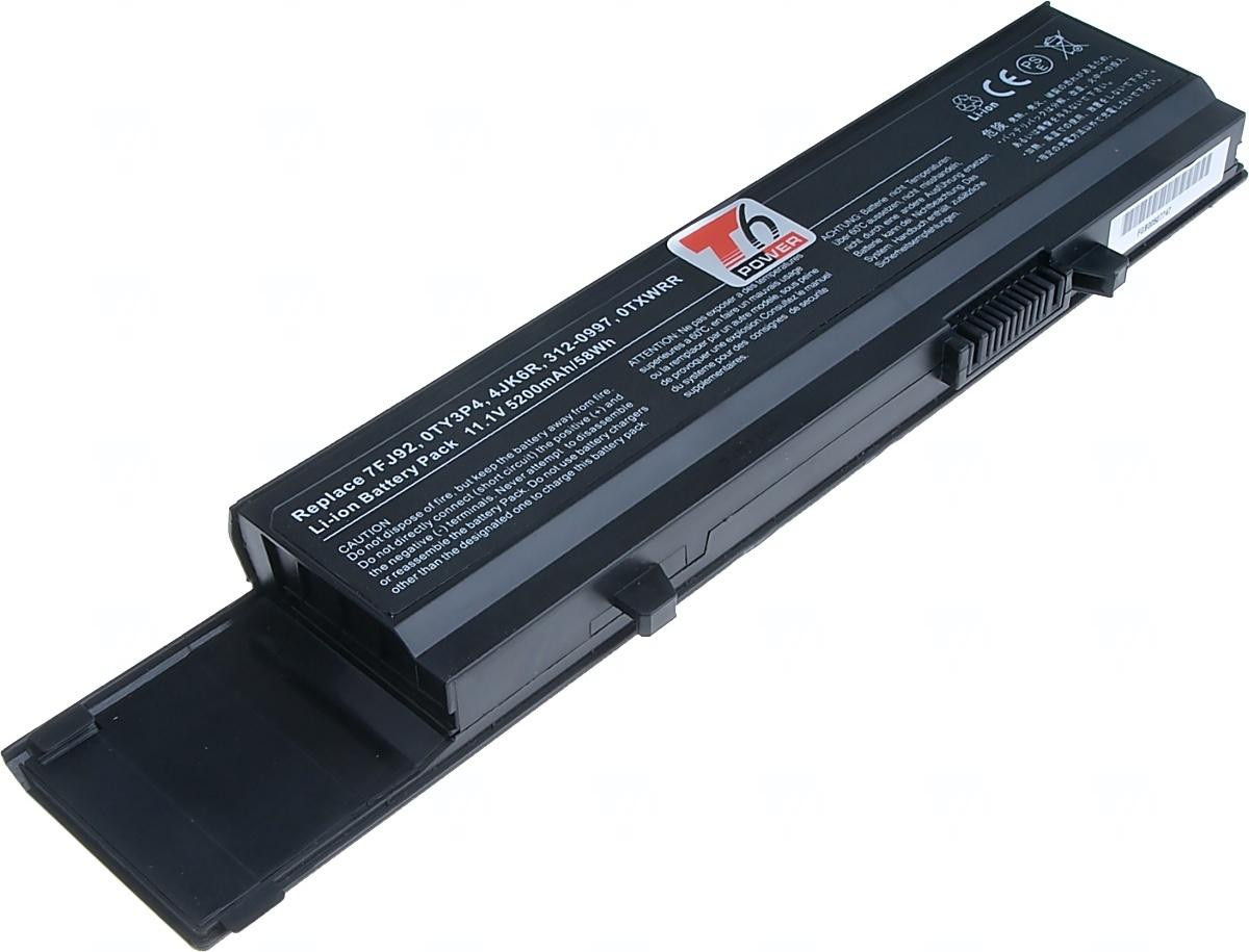 Batéria T6 Power Dell Vostro 3400, 3500, 3700 séria, 5200mAh, 58Wh, 6cell