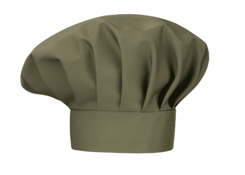 EGOCHEF Kuchárska čiapka EGOchef vysoká - olivovo zelená