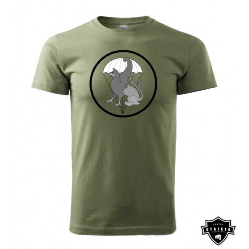 Tričko Striker AČR 41. mechanizovaný prápor Žatec - olivové, M