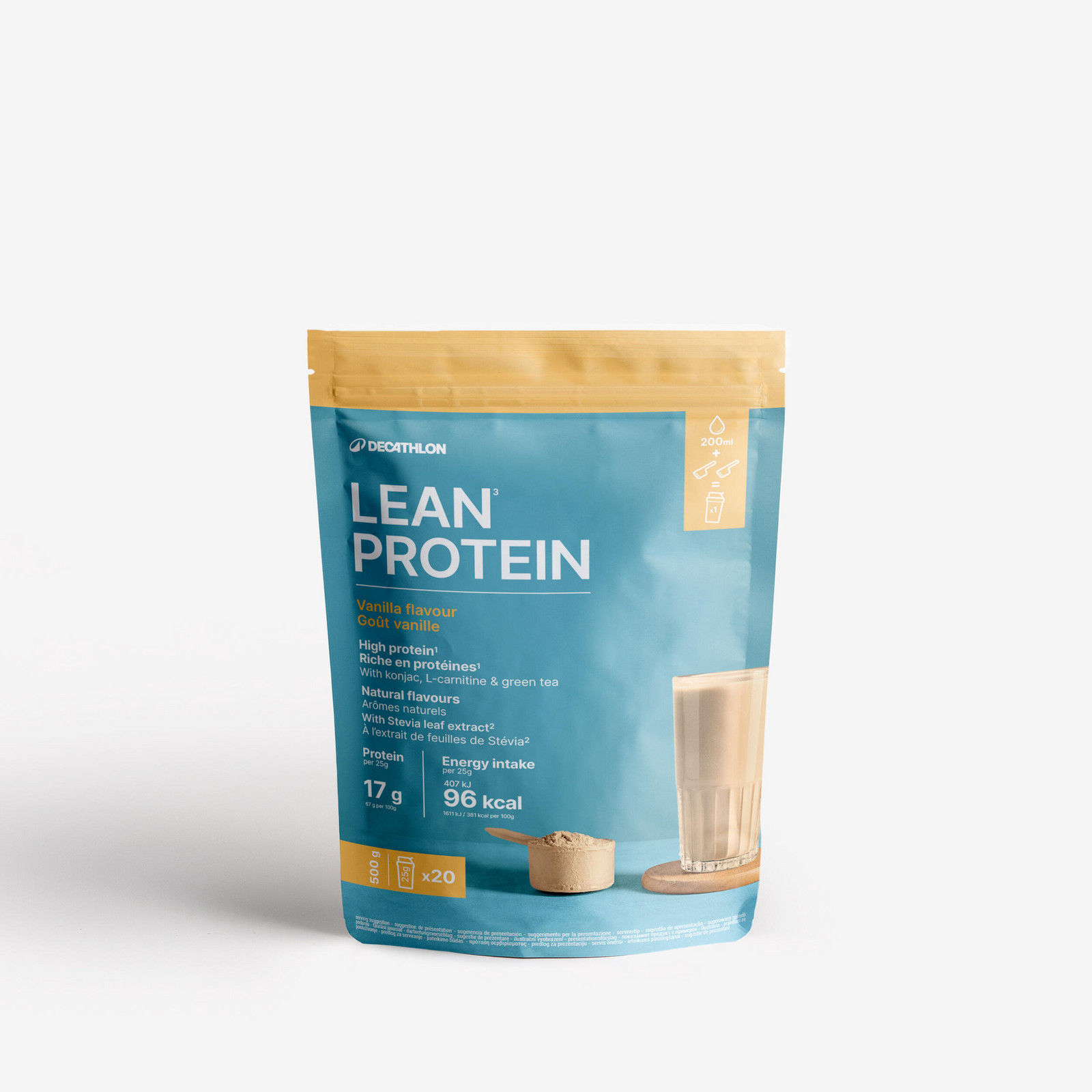 Nízkotučný proteínový prášok Lean Protein vanilka 500 g