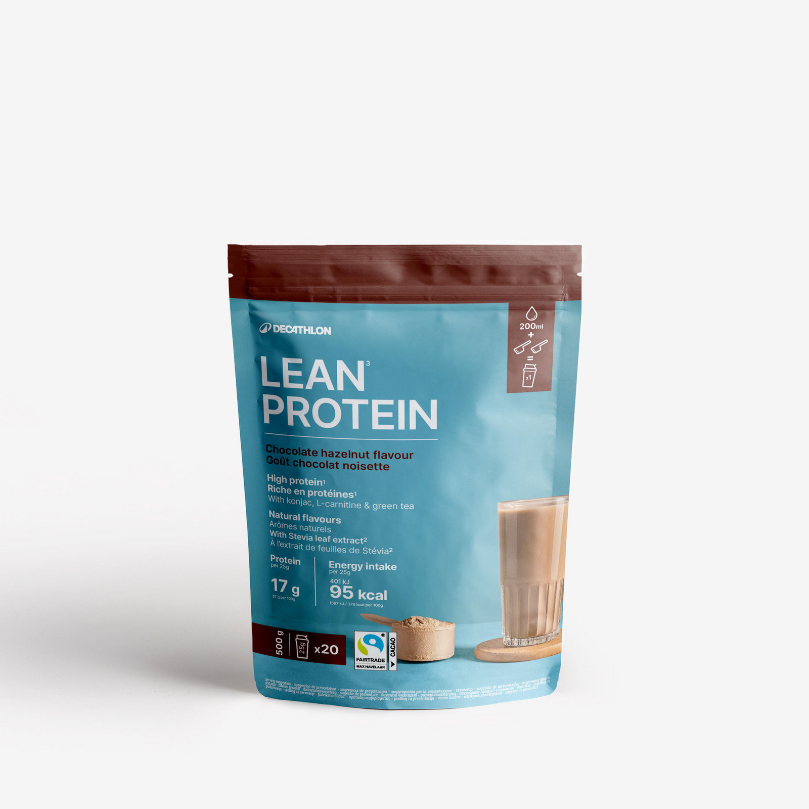 Nízkotučný proteínový prášok Lean Protein čokoláda 500 g