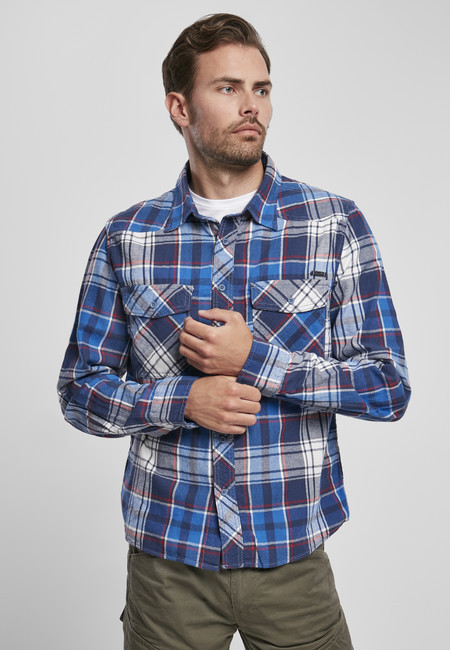 Brandit Checked Shirt navy - S
