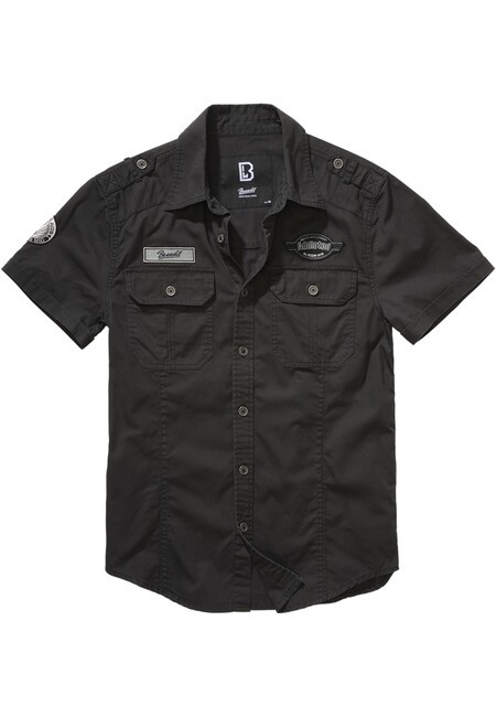 Brandit Luis Vintage Shirt Short Sleeve black - S
