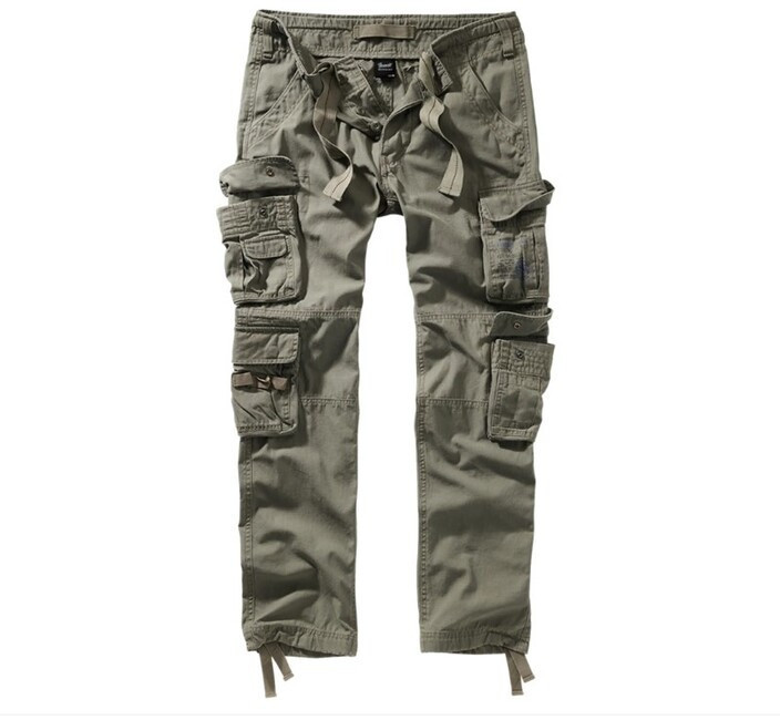 Brandit Pure Slim Fit Trouser olive - S