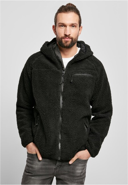 Brandit Teddyfleece Worker Jacket black - S