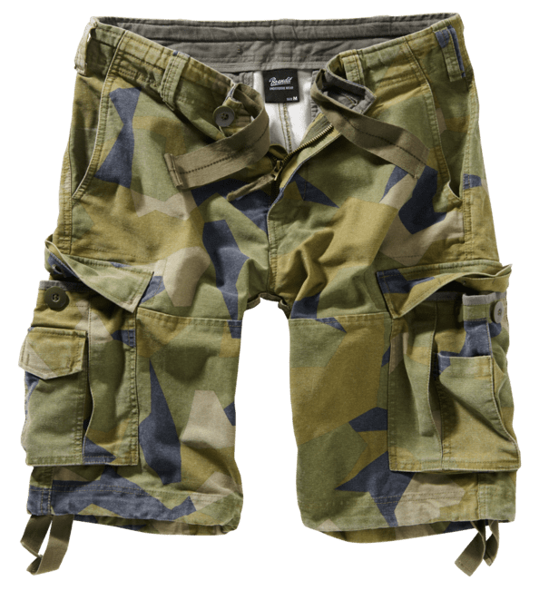 Brandit Vintage Cargo Shorts swedish camo - S