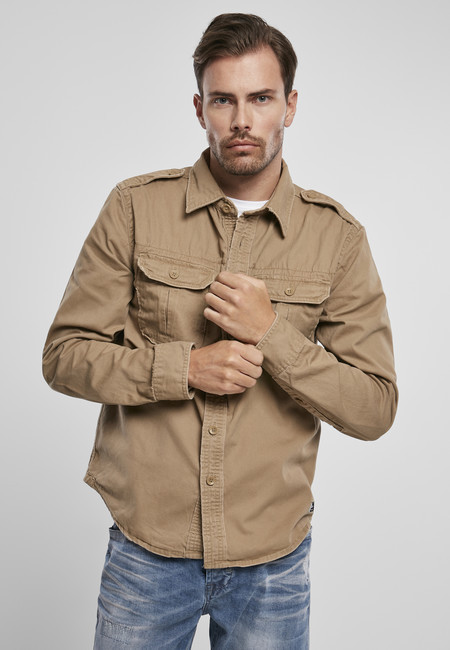 Brandit Vintage Shirt camel - S