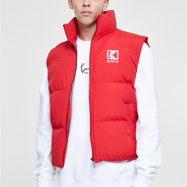 Vesta Karl Kani OG Puffer Vest Red - S