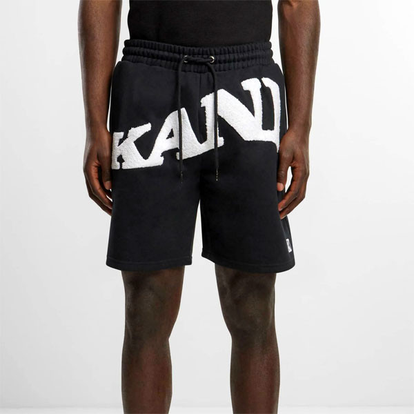 Bermudy Karl Kani Wavy Retro Sweatpants black - M