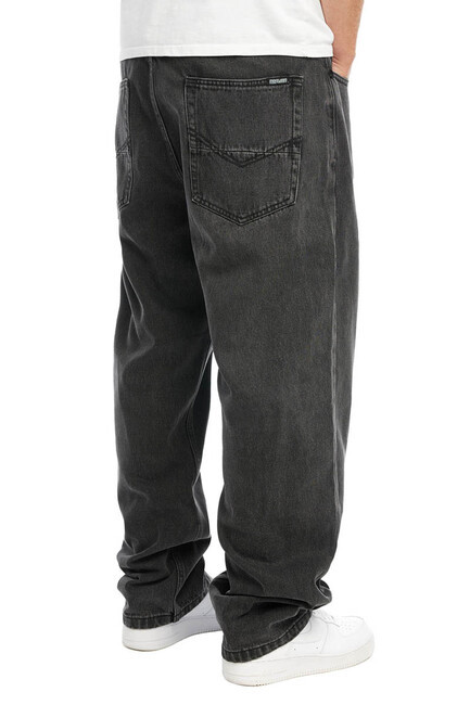 Mass Denim Jeans Slang Baggy Fit black washed - W 30
