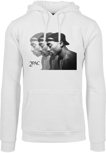 Mr. Tee 2Pac Faces Hoody white - L